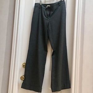 White House Black Market Grey tweed pants 6S